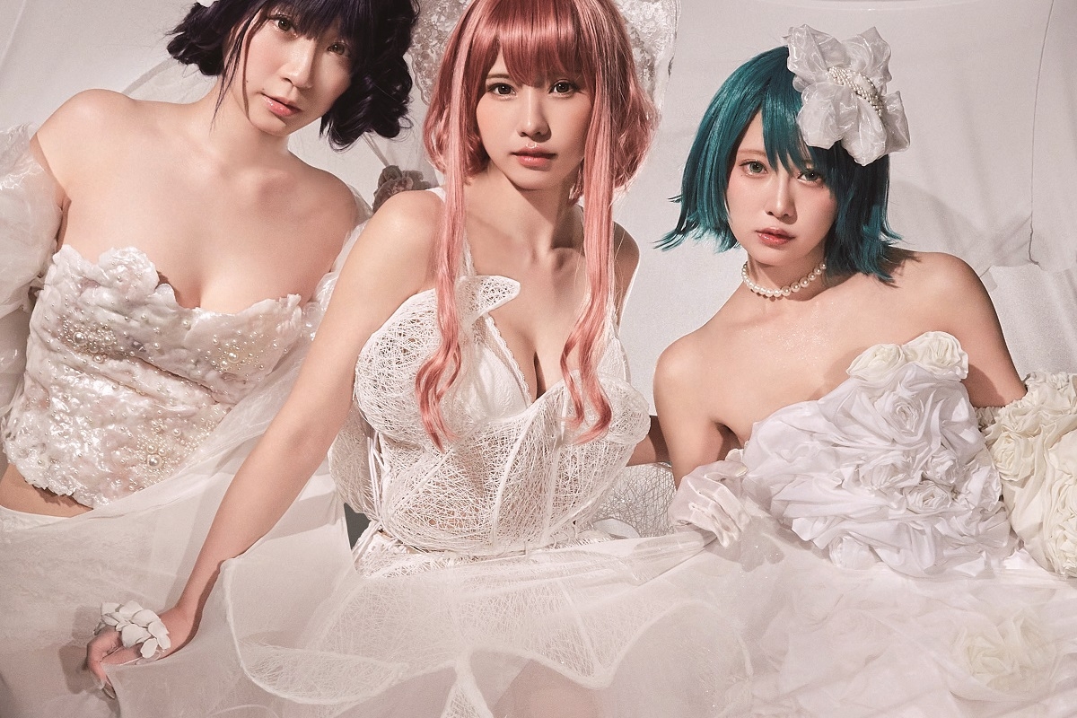 えなこ、伊織もえ、篠崎こころが大胆ウェディングドレスで集結！憧れの結婚式を語る