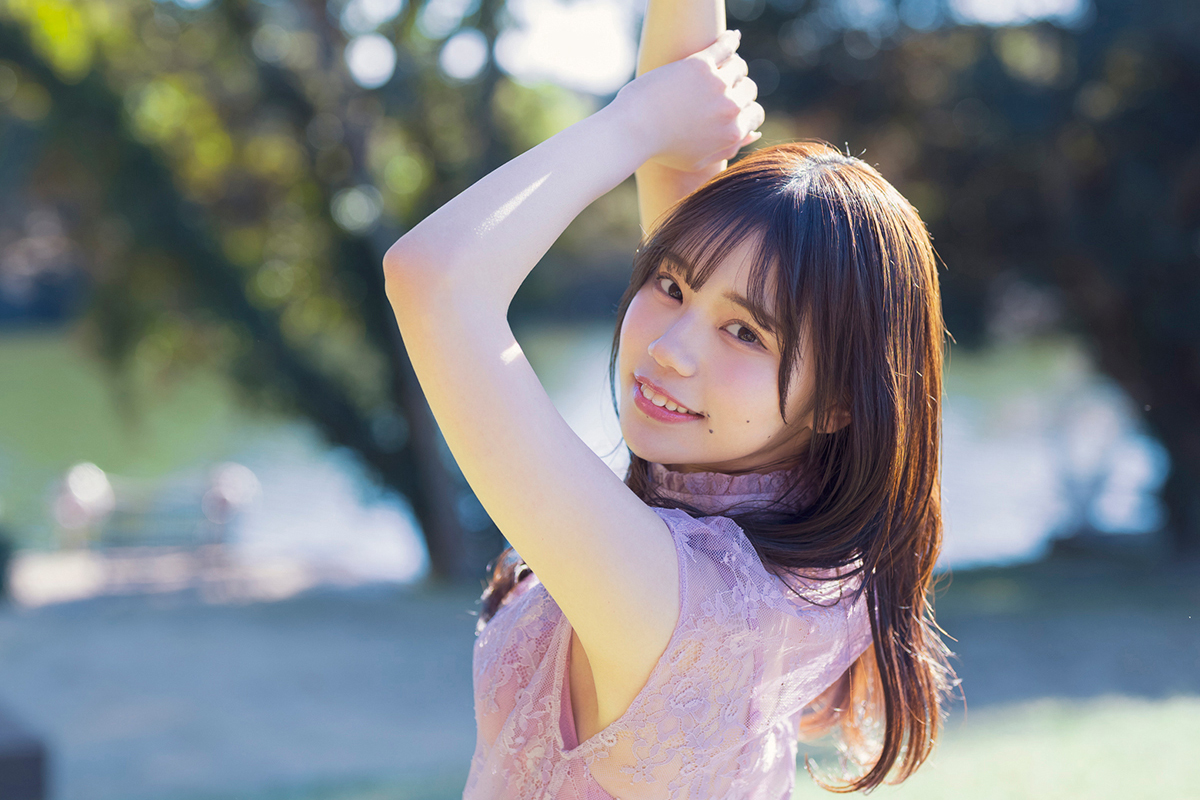 《東京女子大の現役学生のキュートな姿》『オールナイトフジコ』にも出演の上西萌々がこれからグラビアがんばります宣言！